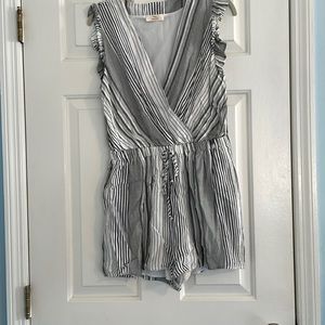 Striped Criss-Cross Summer Romper